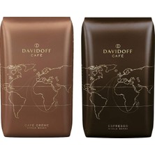 1001 Davidoff Kahve Krem Çekirdek Kahve 500GR + Espresso Çekirdek Kahve 500GR