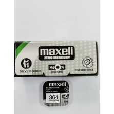 1001 364 SR621SW Uhrenknopfzelle Gümüş Oksit 1 Paket x 10 Gümüş Oksit 1,55 V Made In Japan