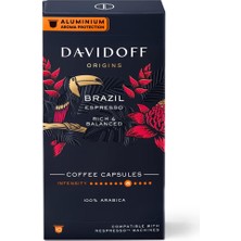 1001 Brazil 10LU Kapsül Kahve – Nespresso Uyumludur