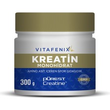 1001 VITAFENIX%100 Saf Mikronize Kreatin Monohidrat 300G Toz Sporcu Takviyesi