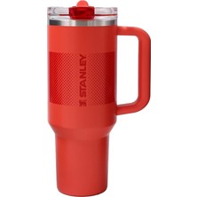1001 The Quencher Protour Flip Straw Tumbler Pipetli Termos 1,2 L Kırmızı