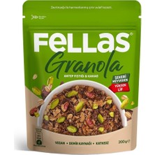 1001 Granola Antep Fıstığı ve Kakao 200 gr