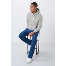Tommy Life Parlament Pamuklu Kalın İçi Tüylü Yumuşak Dokulu Oversize Nakışlı Erkek Eşofman Altı -82146