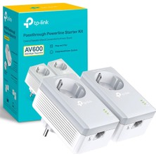 1001 TL-PA4010PKIT, AV600 Ac Güç Soketli Powerline Adaptör Başlangıç Kiti