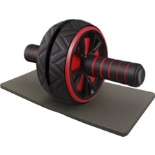 1001 Wheel Egzersiz Fitness Tekerleği Karın Kası Ab Slider Kondisyon Spor Aleti Siyah Sarı Kırmızı