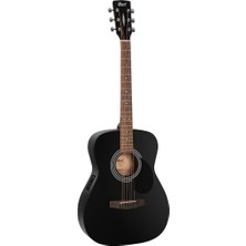 1001 Ince Kasa Elektro Akustik Gitar AF510E-BKS (Mat Siyah)