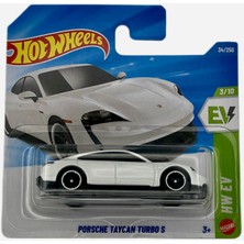 1001 Wheels - Porsche Taycan Turbo S (1/64) White - JJJ05