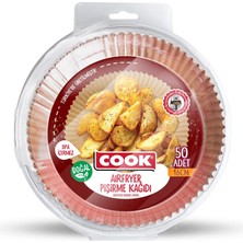 1001 Airfryer Pişirme Kağıdı, Standart Boy, 16 Cm, 50 Adet