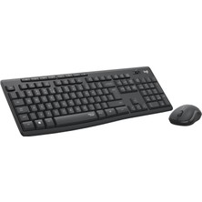1001 MK295 Kablosuz Sessiz Klavye Mouse Seti, Silenttouch Teknolojisi, Gelişmiş Optik Izleme, Sıvı D
