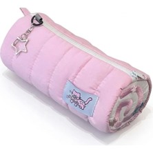 1001 Narutomaki Y2K Rulo Pembe Kalemlik Pembe Kırtasiye Makyaj Düzenleyici Çanta Kalem Kutusu