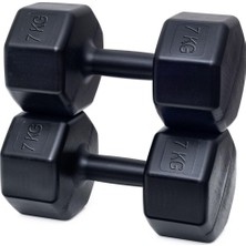 1001 7 kg Dambıl x 2 Adet = 14 kg Siyah