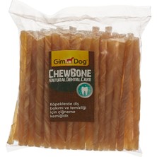 1001 Köpekler Için Burgu Çubuk Kemik, Çiğneme Kemiği, Naturel, 50'li, 300 gr