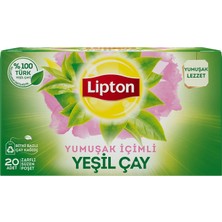 1001 Yumuşak Içim Bardak Süzen Poşet Yeşil Çay 20'li Paket, 20 G
