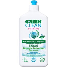 1001 Sensitive Parfümsüz Kokusuz Bitkisel Bulaşık Deterjanı 500 ml