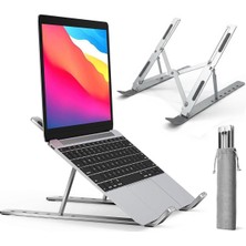 1001 Standı 2in1 Katlanabilir Taşınabilir Folding Alüminyum Dizüstü Bilgisayar Standı Açısı Aya