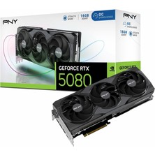 1001 Rtx 5080 16GB Oc Gddr7 256-BIT, Dlss 4, Ray Tracing, Pcıe 5.0, 4k/8k Ultra Gaming Ekran Kartı – V
