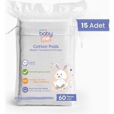 1001 Me Bebek Temizleme Pamuğu 15X60 Adet