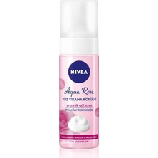 1001 Aqua Rose Organik Gül Suyu Içeren Yüz Yıkama Köpüğü 150ML, Nemlendirici, Yüz Temizleyici,