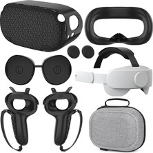 1001 2 Aksesuarlarıyla Uyumlu, Quest 2 Baş Kayışı Için, Quest 2 Kılıfı, Vr Yüz Kapağı, Vr Kab