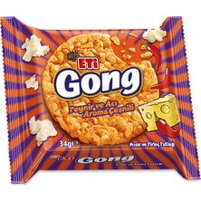 1001 Gong Peynir ve Acı Aroma Çeşnili Mısır ve Pirinç Patlağı 34 G x 18 Adet