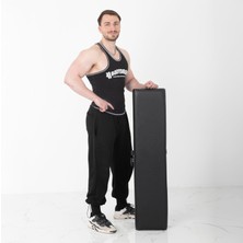 1001 Fitness Bench Sehpası, 120 cm x 29 Cm, 150-200 kg Kapasite, Siyah