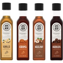 1001 Tüfekçi Gourmet Serias Şekersiz 0 Kalori 0 Şeker Aromalı Kahve Pasta Tatlı ve Kokteyl Şurubu