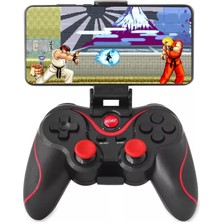 1001 Joystick Telefon Tutuculu Oyun Kolu Kablosuz Şarjlı Ios ve Android Uyumlu ve Pc ile Uyumlu Oyun Ko