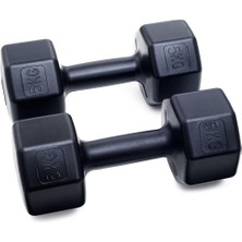 1001 Ps Spor 10 kg Dambıl (5 kg x 2 Adet Gönderim Yapılır) Siyah