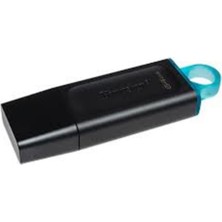 1001 Datatraveler Exodia 64GB USB Flash Bellek DTX/64GB (Black + Teal) DTX/64GB, Siyah