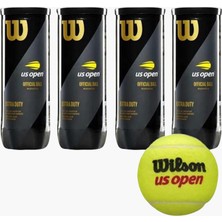 1001 4 Kutu Us Open Tenis Topu Vakum Ambalajda WRT106200