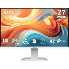 1001 27 Pro MP273QW E14, Kurumsal Monitör, Wqhd, 16:9, Flat, Ips, 144Hz, 1ms (Mprt), Adaptive-Sync, Beya