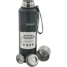 1001 KATMANLI%100 304 Kalite Çelik Vakumlu Termos 1000ML, Dayanıklı Kamp Ekipmanları, Kamp Aksesuarla