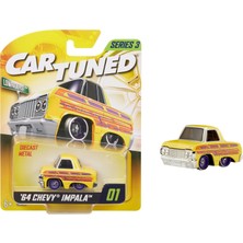 1001 Entertaintment Cartuned S3 1964 Chevy Impala - Sarı Lowrider Araba