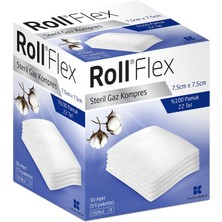 1001 131406 Flex Gaz Kompres 7.5 cm x 7.5 cm 50 Li