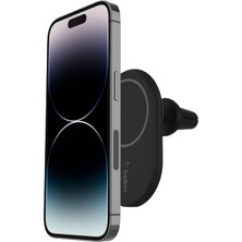 1001 Boostcharge Kablosuz Şarj Manyetik Araç Telefonu Montaj Tutacağı, Magsafe Etkinleştirilmiş Ayg