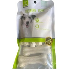 Empressco Beyaz Köpek Kemiği 7,5 Cm, 6 Adet, Sağlıklı ve Lezzetli Köpek Atıştırmalığı