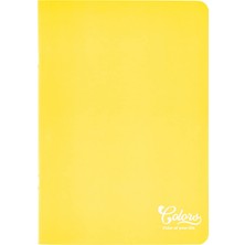 1001 A4 80 Yaprak Çizgili Defter, Sarı