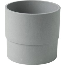 1001 Bitki Saksısı, 12 Cm, Açık Hava Gri