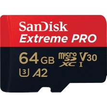 1001 Pro SDSQXCU-064G-GN6MA Class 10 Uhs-I U3 A2 V30 64 GB Micro Sd Kart
