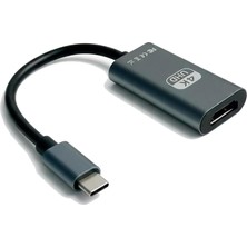 1001 To HDMI Çevirici USB C To HDMI Adaptör Macbook Uyumlu HC03