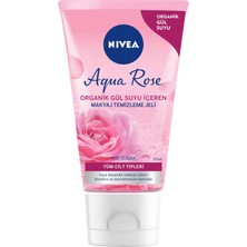 1001 Aqua Rose Organik Gül Suyu Içeren Makyaj Temizleme Jeli 150 Ml, Nemlendirici, Canlandırıcı