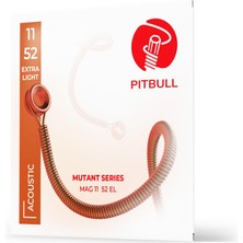 1001 Mutant Seri Coated Akustik Gitar Teli Kararmaya Karşı Dayanıklı Mag (Tekli Set, Mag 11-52 Extra