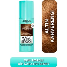 1001 Paris Magic Retouch Beyaz Dipleri Kapatıcı Sprey 75 ml - Altın Kahverengi