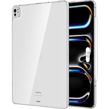 1001 iPad Kılıf Şeffaf Silikon Arka Kapak (Ipad Pro 11 2024 (5th Generation))