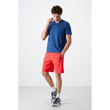 Tommy Life Fiesta Gizli Fermuar Arka Cepli Bağcıklı Standart Kalıp Erkek Şort - 81136