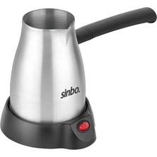1001 SCM-2967 Inox Elektrikli Cezve – 5 Fincan Kapasiteli, Paslanmaz Gövdeli Türk Kahve Makinesi