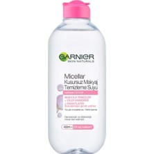 1001 Micellar Makyaj Temizleme Suyu 400ML, 24 Saat Nemlendirme, Hassas Ciltler Için