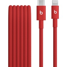1001 Usb-C'den Lightning'e Örgülü Kablo, Hızlı Şarj, Dayanıklı/dolanmayan, Lightning Girişli Ayg