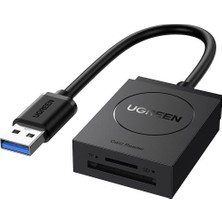 1001 USB 3.0 Tf Sd Kart Okuyucu, Siyah