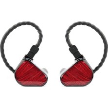 1001 Kırmızı Dual Dynamic Drivers In-Ear Headphone | Sahne, Stüdyo Veya Odyofil Için Çift Sürücü